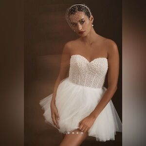 Wtoo By Watters Maeve Strapless Anthropologie, never worn, size 6